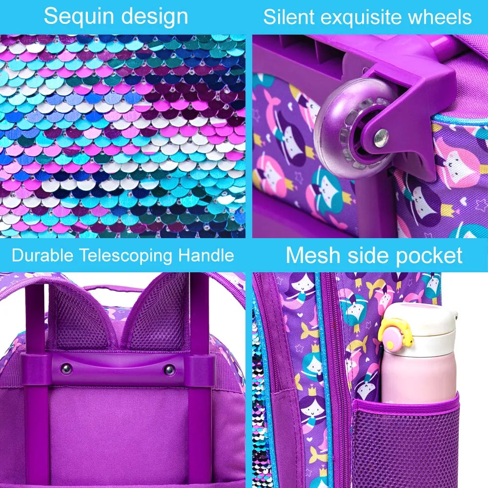 sac avec roulettes pour fille