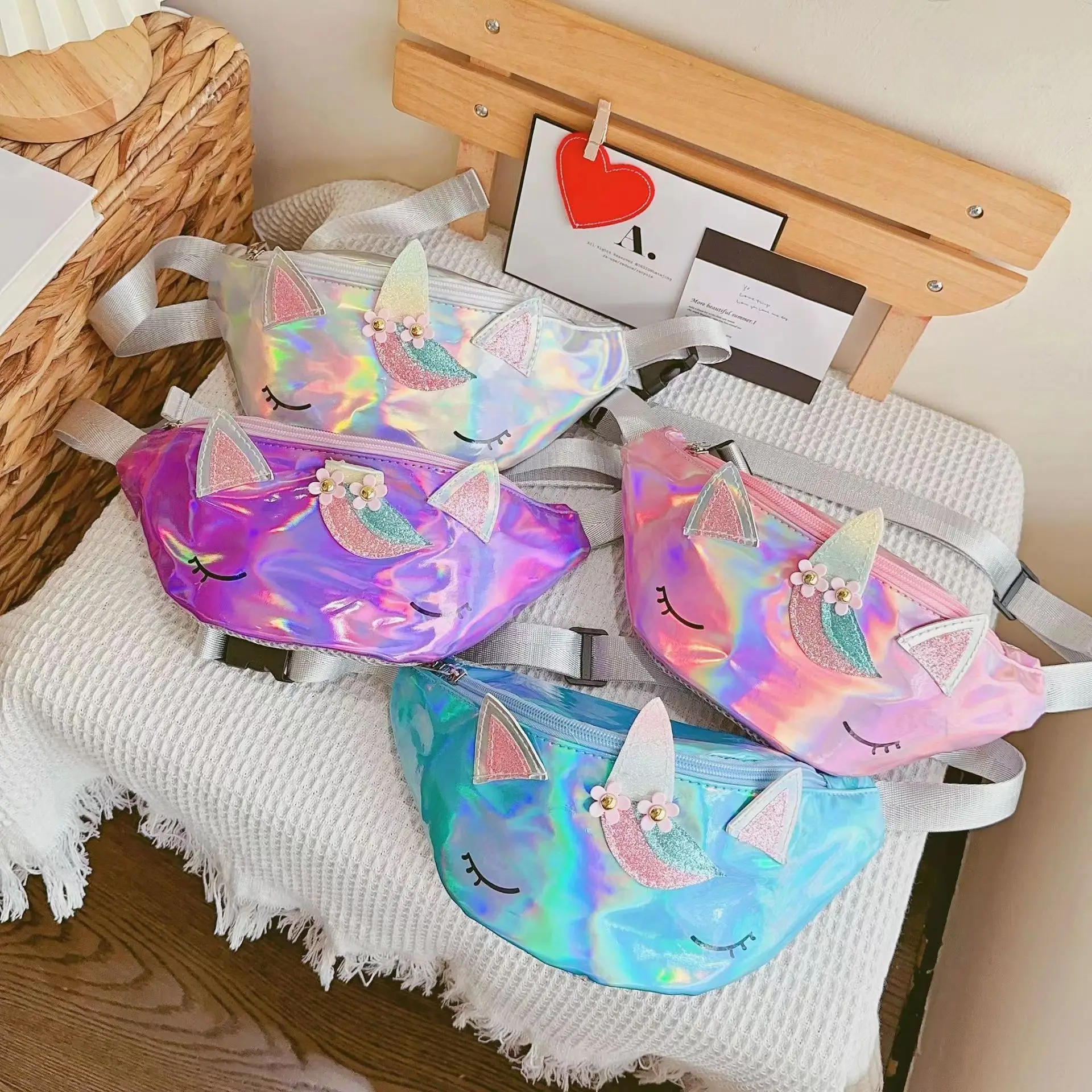 sac banane enfant licorne