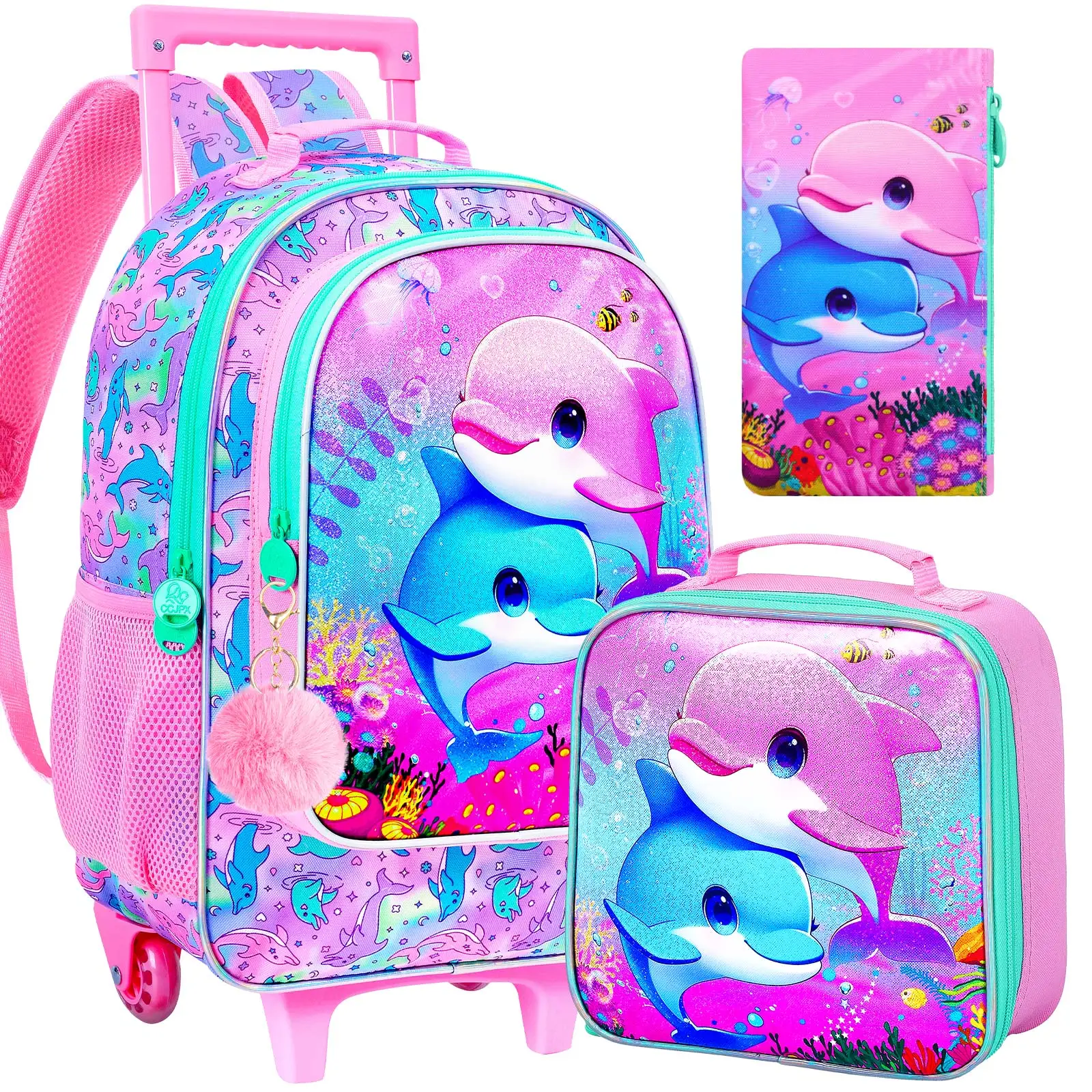 sac à dos enfant fille dauphin