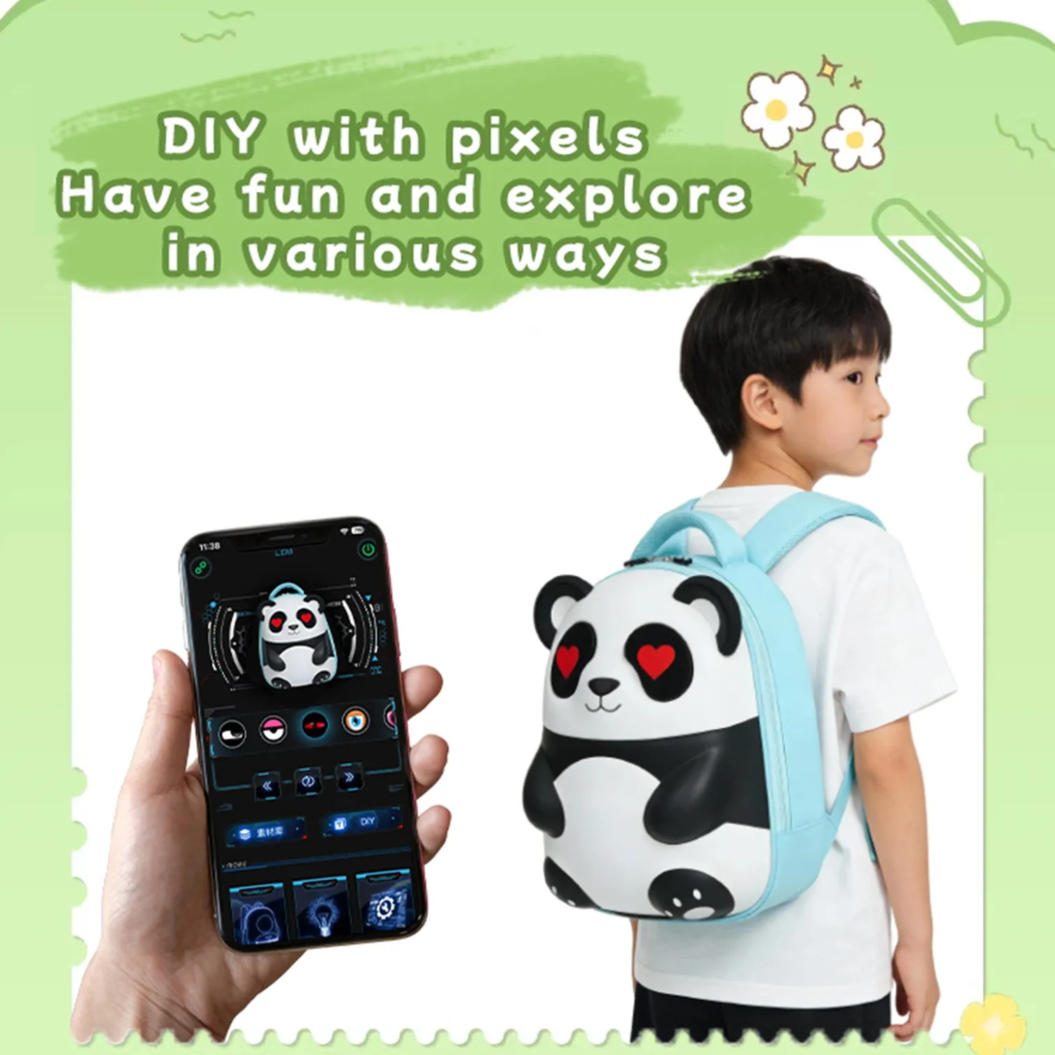 sac panda pour école