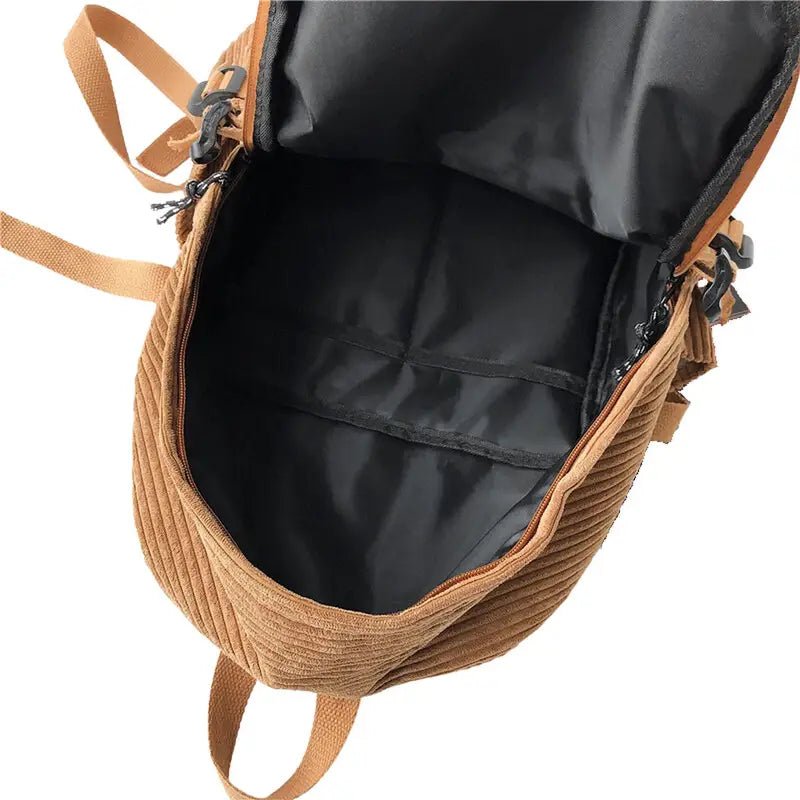 sac à dos spacieux velours