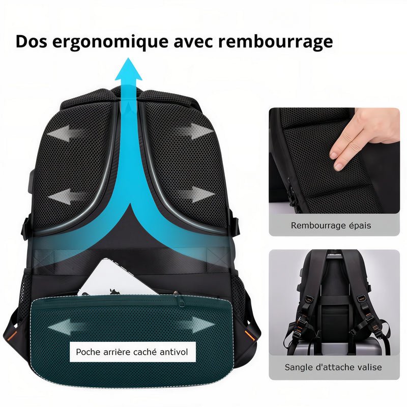 design sac à dos scolaire